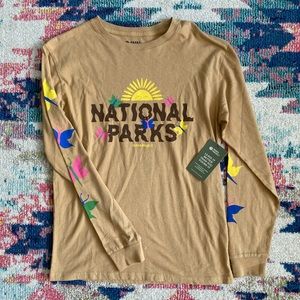 Parks Project Butterfly Sanctuary Urban Outfitters Exclusive Long Sleeve Shirt